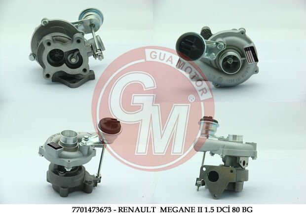 TURBO ŞARJ RENAULT CLİO II KANGO DACIA SYMBOL MEGANE II 1.5 DCİ 80 BG