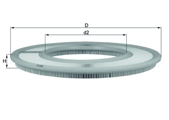 HAVA FILTRESI MERCEDES M102 W123 S123 W124 S124