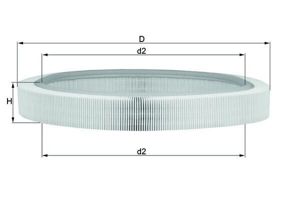 HAVA FILTRESI MERCEDES M102 W201 W124 S124 C124