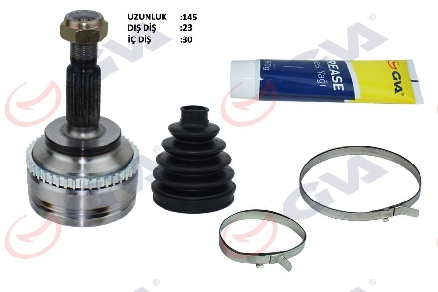 AKS KAFASI DIŞ ÖN CLIO II 98-05 KANGOO 98-08 1.5DCI ABS Lİ 44DİŞ KALIN FREZE 23x30x57.5 145mm