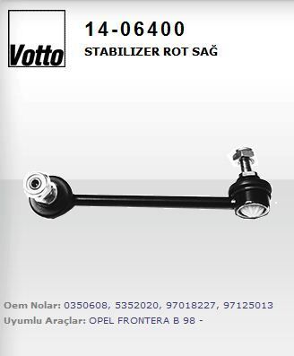 STABILIZER ROT SAG ( OPEL   FRONTERA B / SUZUKI BALENO 96/02 )