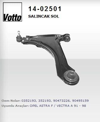 SALINCAK SOL  ( OPEL   ASTRA F   1998/2002   / VECTRA A     1988/1995 )