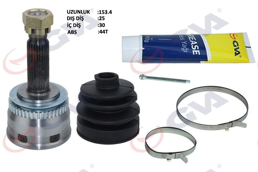 AKS KAFASI DIŞ HYUNDAI ELANTRA 1.6L G4ED Benzinli 16v Otomatik vites 01-06 ABS li 25x30x50 - ABS 44 diş