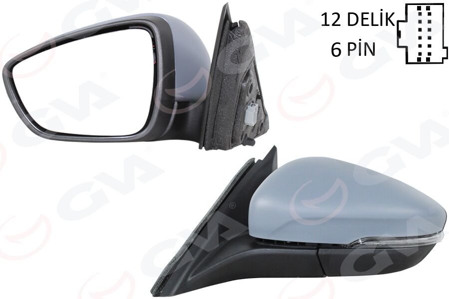 DIŞ DİKİZ AYNASI SOL FORD FOCUS 18> ELEKTRİKLİ ISITMALI SİNYALLİ ASTARLI