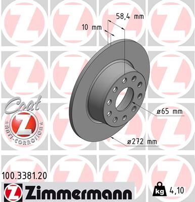 FREN DİSKİ ARKA T-ROC-KAROQ-ATECA-LEON-Q2 2017 > 0986479F23