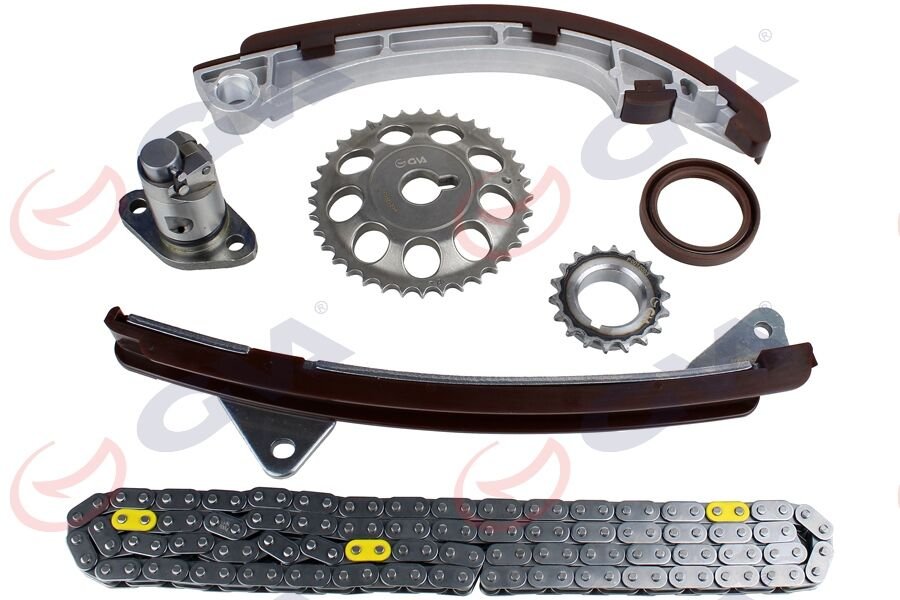 EKSANTRİK ZİNCİR SETİ TOYOTA COROLLA 1.4L 1.6L 4ZZ-FE 3ZZ-FE ZZE111 ZZE112 ZZE120 ZZE121 VVTi 01-06 / AVENSIS 1.6L 3ZZFE VVTi ZZT250 03-08 7 PARÇA