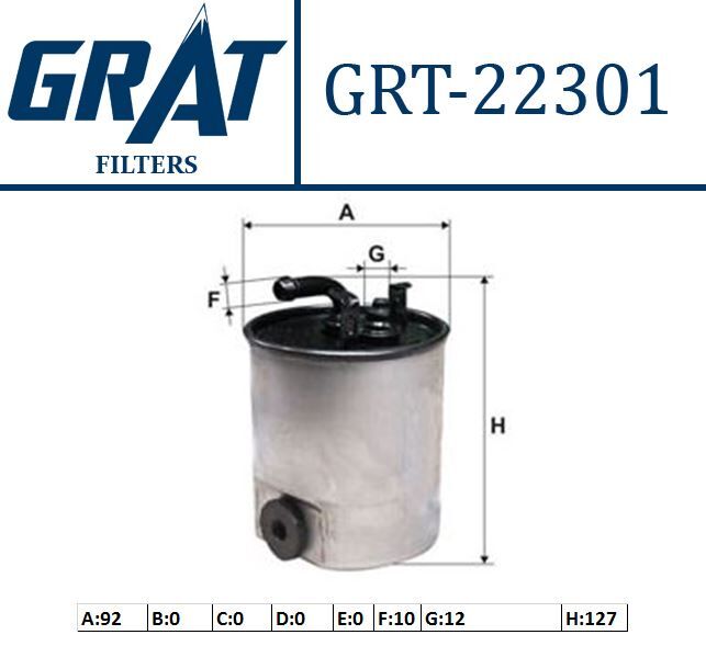 YAKIT FILTRESI (MERCEDES OM611-612-647-668)ISITMASIZ