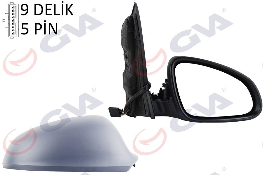 DIŞ DİKİZ AYNASI SAĞ ASTRA J 09> ELEKTRİKLİ ISITMALI ASTARLI KONVEKS