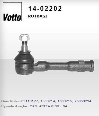 ROT BASI SAG/SOL OPEL ASTRA G ZAFIRA A