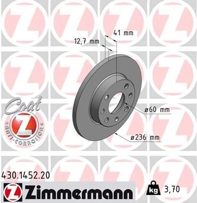 ÖN FREN AYNASI CORSA B-ASTRA F-VECTRA A-ASCONA C-COMBO B 94-01 236x13x4DL DOLU