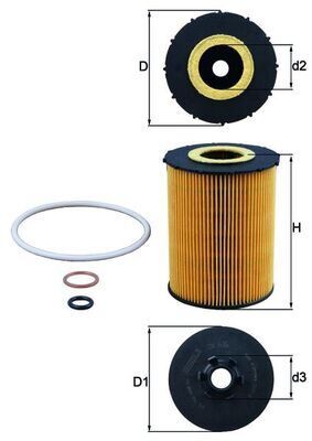 YAG FILTRESI BMW N62 E60 E61 E63 E64 E65 E66 E70