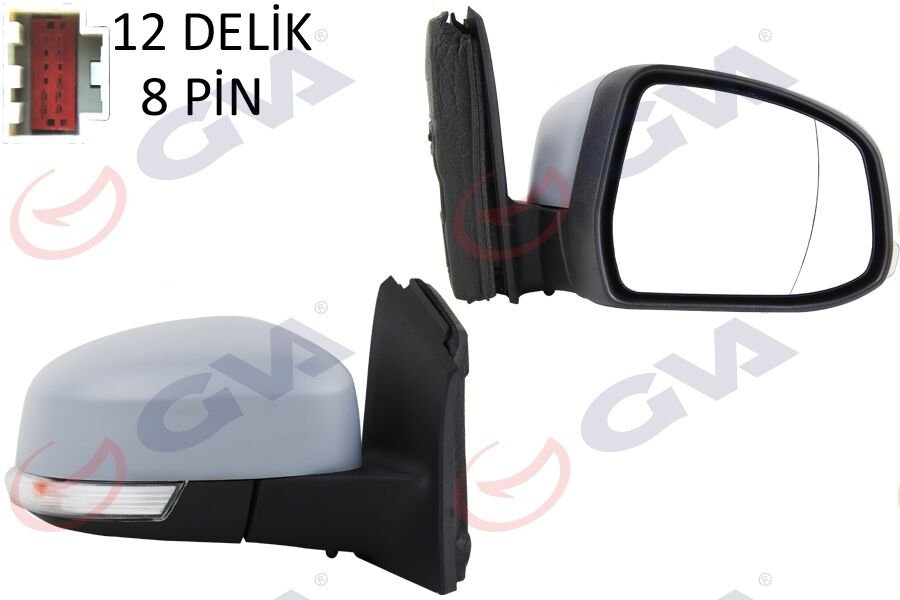 DIŞ DİKİZ AYNASI SAĞ FORD FOCUS 12> ELEKTRİKLİ ISITMALI ASTARLI SİNYALLİ SENSÖRLÜ KÖR NOKTALI VM-6322EHPSAR