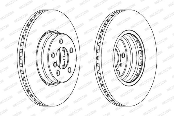 FREN DISKI ON LAND ROVER RANGE ROVER III L322 02>12