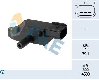 EGZOZ BASINC SENSORU FIESTA 12> 1.5 TDCI COURIER 1.5-1.6 TDCI 14>
