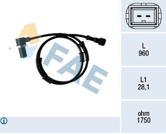 ON ABS SENSORU VOLVO S40 I 644 1.6 99>04 V40 645 95>04