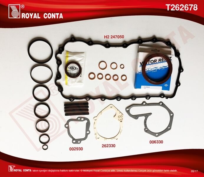MOTOR ALT TAKIM CONTA SKT KEÇELİ KRT CNTLI KNG-EXP1.9 F8Q 247678