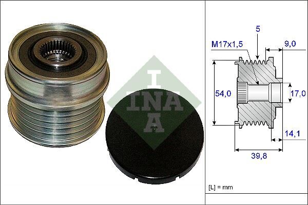 ALTERNATÖR KASNAĞI RULMANLI BRAVO-DOBLO-LINEA-PUNTO-500-500C-L-X-COMBO-GIULIETTA-MITO 1.4