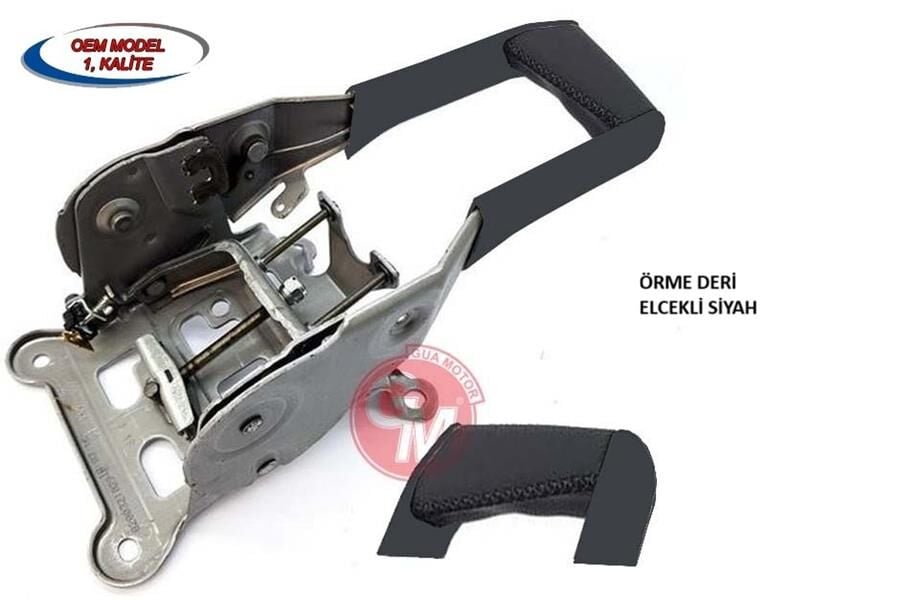 EL FREN TABANCASI KOLU SİYAH DERİ ELCEKLİ RENAULT MEGANE II 02>08 KOMPLE ORİJİNAL