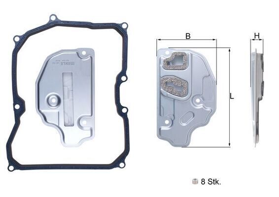 OTOMATİK ŞANZUMAN FİLTRESİ GOLF 03-08 -JETTA 06-10 -POLO 06-09 -TOURAN 03-07 -A3 03-12