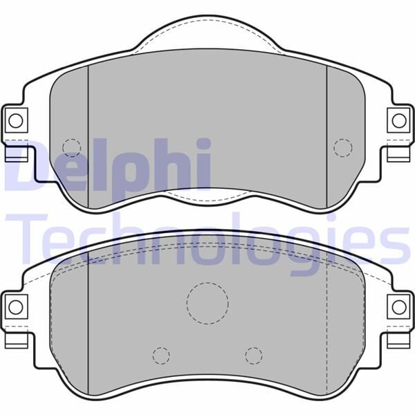 ÖN FREN BALATASI CITROEN C4 B7 1.4 VTI 09 > C4 1.6 HDI 11/2009 > DS4 1.6 HDI 1. 4.2011 >