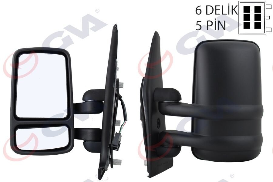 DIŞ DİKİZ AYNASI SOL MASTER-MOVANO 95> ELEKTRİKLİ ISITMALI KONVEKS