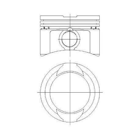 PİSTON SEGMAN STD 71.20MM FIAT PALIO 1.2 8V 87-835900-12