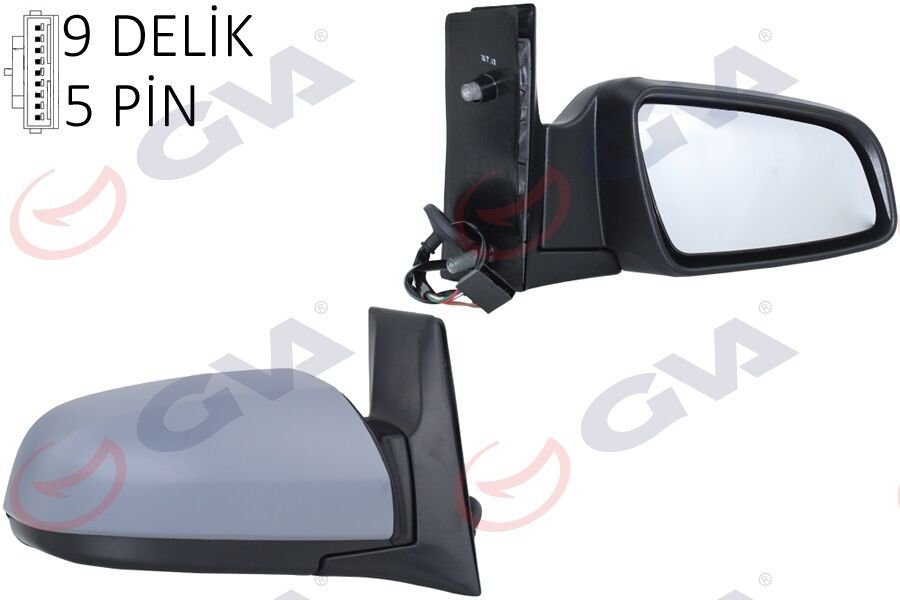 DIŞ DİKİZ AYNASI SAĞ ZAFIRA B 05> ELEKTRİKLİ ISITMALI ASTARLI KONVEKS 5 FİŞ VM-6169EHPR