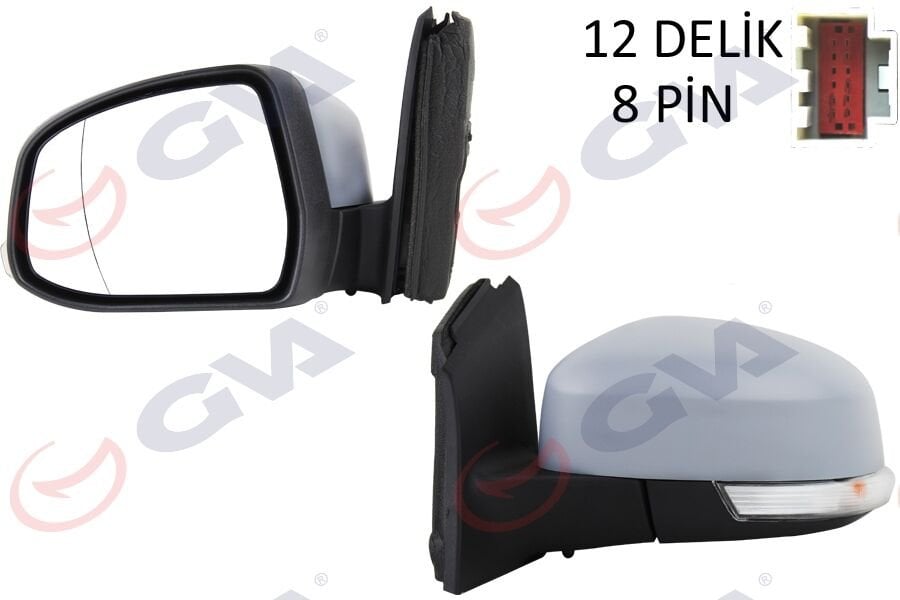 DIŞ DİKİZ AYNASI SOL FORD FOCUS 12> ELEKTRİKLİ ISITMALI ASTARLI SİNYALLİ SENSÖRLÜ KÖR NOKTALI VM-6322EHPAL