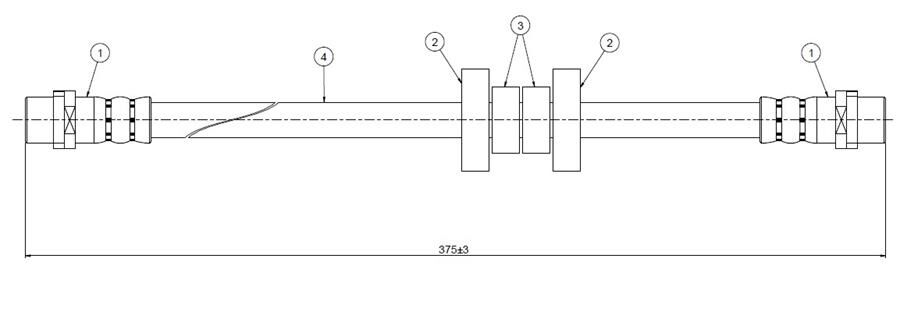 ÖN FREN HORTUMU TRANSPORTER T4 96>
