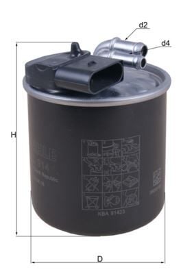 YAKIT FILTRESI MERCEDES OM651 W639 W447 W470 B906 B907 B910