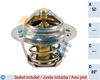 TERMOSTAT CONTASI OLAN NISSAN 89 MEGANE CLIO KANGOO LAGUNA 1.4-1.6 16V