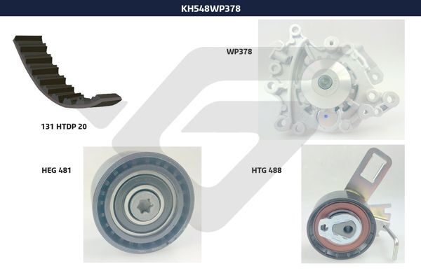 EKSANTRİK GERGİ KİTİ OPEL ASTRA L 21> CORSA F 19> PEUGEOT P2008-P3008 II-P301- P308 II-P5008-P508-EX PERT-PARTNER CITROEN BERLINGO-C3 III-C4-C-ELYSEE-JUMPY III 1.5 TDCI-BlueHDI Euro6 / FOCUS IV 17> C