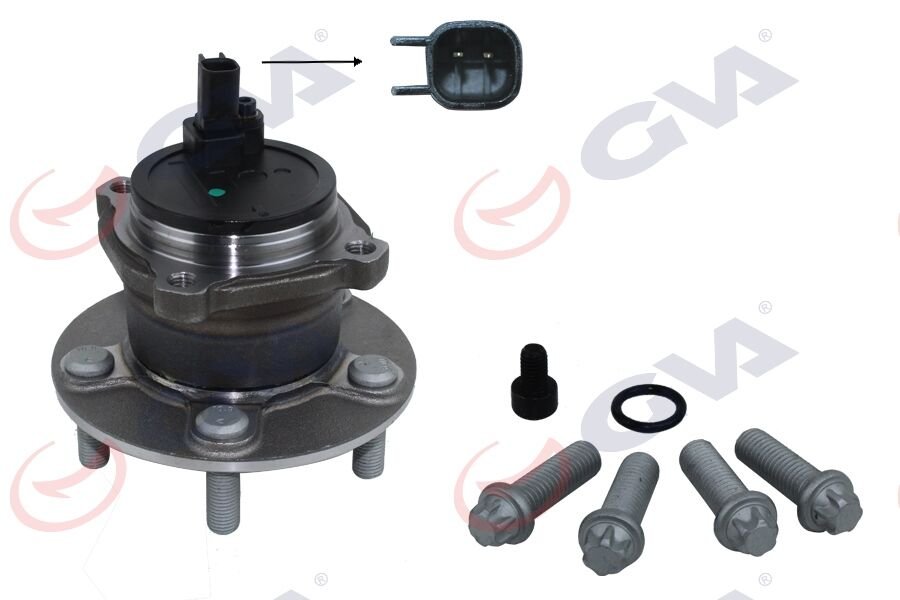 ARKA TEKER PORYASI RULMANLI FOCUS C-MAX 07>11 -FOCUS II 04>11 ABS Lİ 5 BİJON SENSOR DAHIL