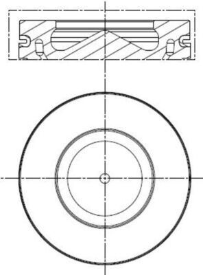 PISTON SEGMAN STD. 84.00mm BMW N47N F20 F21 F22 E90 E91 E92 E93 F30 F31 F34 F32 F33 F36 F07 F10 F1 1 E84 F25 F15