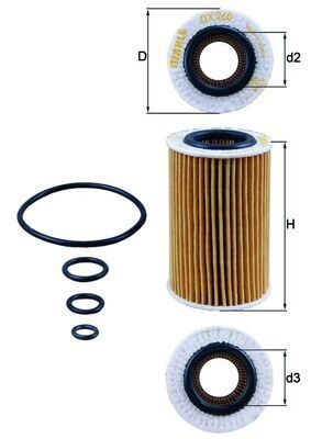 YAG FILTRESI MERCEDES SLK-CLASS M113 R171 55 AMG 04>11