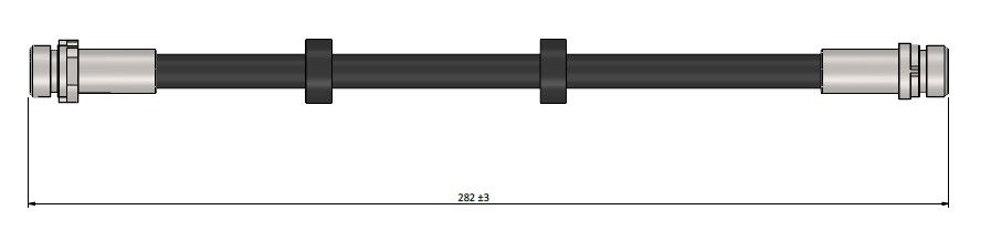 FREN HORTUMU ARKA SAĞ-SOL FORD FIESTA 08 >B-MAX 12 >